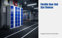 Supermarket Storage Locker, Electronic Cabinet, Barcode Entry, Steel, Multientry, Customizable