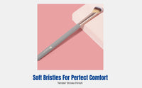 Half-Fan Nose Contour Brush, Angled, Soft Bristles, Accentuates, Blends, Eyeshadow, Portable