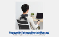 EMS Muscle Stimulator, Portable Heated Neck & Shoulder Massager, Low Wave Pad