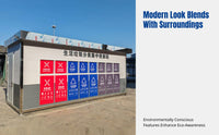 Garbage Collection House, Waste Sorting Station, Community Recycling Room, Timed Disposal Facility