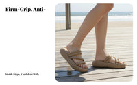 Women's Summer Slide Sandals, Thick Sole, Soft, Non-Slip, Beach Wear