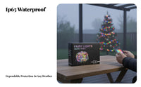 Bluetooth Smart RGB Outdoor Waterproof Lights, APP Control, Christmas Tree Decoration, holiday Ambience