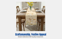 Easter Banner Tablecloth, Family Party, Indoor Outdoor Dining, Wedding Decor, Random Design