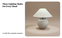 Wabi-Sabi Table lighting fixture, Japanese design Ceramic lighting fixture, Minimalist Decor, handmade Pottery, Living Room, Hotel, Guesthouse
