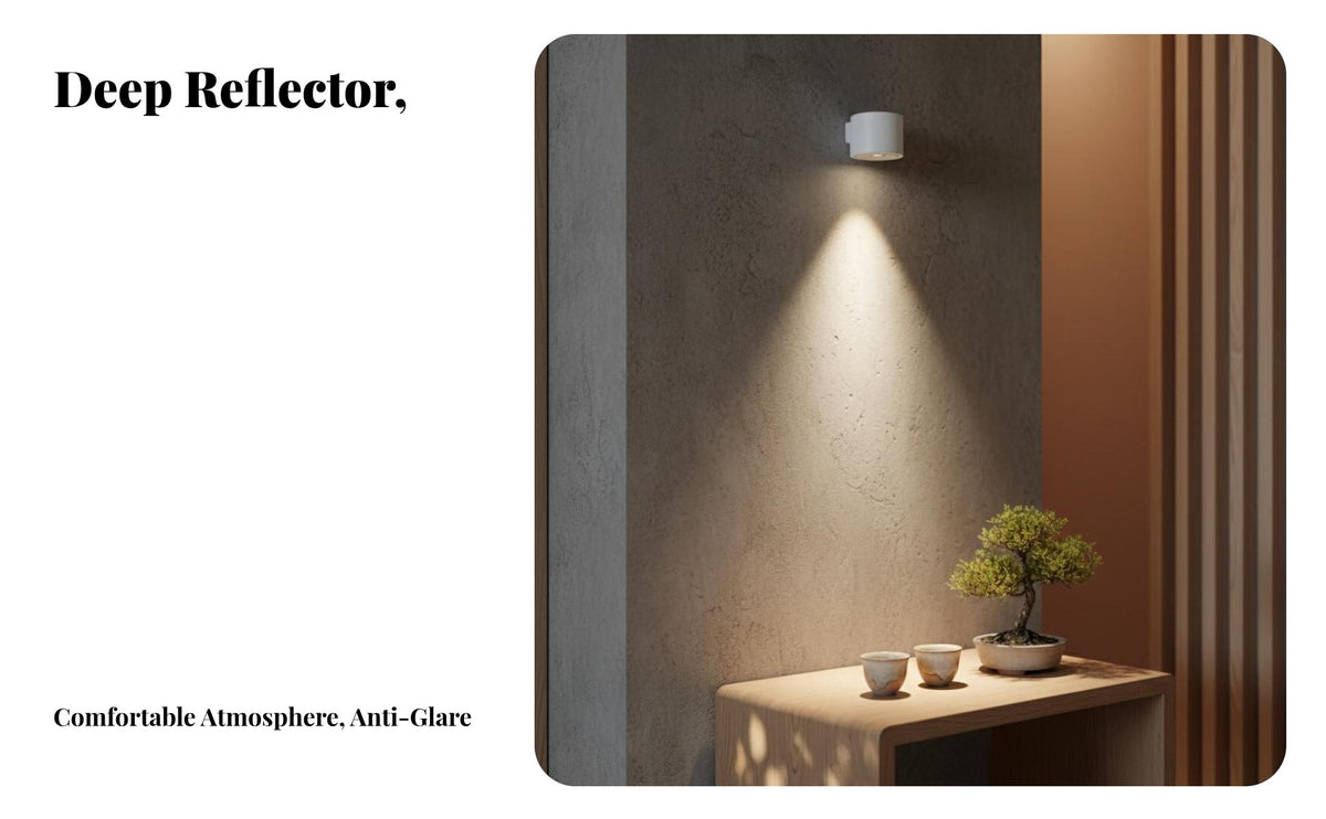 Surface Mounted Spotlight, thin Narrow light spread 3W, Adjustable Angle, light-emitting diode Atmosphere Light for Tea Room, Dining Table, gallery