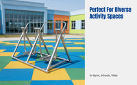 Stainless Steel Fitness Equipment, Outdoor Gym Walkway Machine, For Schools, Sports Communities, Villas