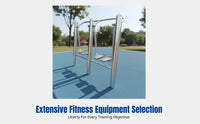 Stainless Steel Fitness Equipment, Outdoor Gym Walkway Machine, For Schools, Sports Communities, Villas