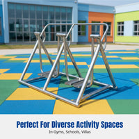 Stainless Steel Fitness Equipment, Outdoor Gym Walkway Machine, For Schools, Sports Communities, Villas