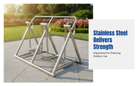 Stainless Steel Fitness Equipment, Outdoor Gym Walkway Machine, For Schools, Sports Communities, Villas
