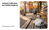 Chic front shoes, Women's relaxed cream Trainers, distinctive Design, Autumn 2025 Student look
