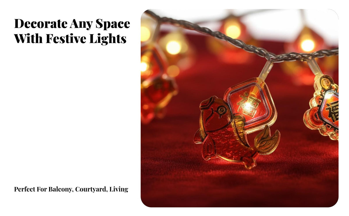 New Year LED Acrylic Hanging Festive Home Decor