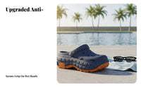 Men's Thick Sole Clogs, Summer Outdoor Slip-On, Fashionable, Sturdy, Anti-Slip, Odor-Resistant Sandals