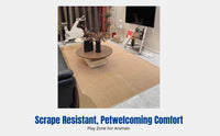 Polypropylene Woven Rug, Japanese Minimalist Carpet, Pet-Friendly, Durable, Living Room