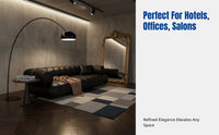 Black Retro Sofa, Nordic Design, Sectional, Living Room, Hotel, Office Reception, Spa, Clothing Store
