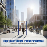 Outdoor Exercise Equipment, Public Fitness Path, Community Playground Steel Gym