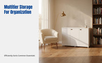 E0 Grade Document Cabinet, Office Storage Cabinet with Lock, Modern Wood Sideboard