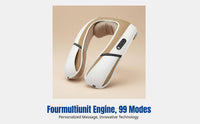 Home Electric Neck and Shoulder Percussion Massager, Deep Tissue Heating, Adjustable, Gift Option