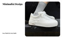 Women's Cream Athletic Shoes, Elevated Thick Sole, Warm Lined, Lace-Up, Sporty Everyday, Autumn Winter 2025