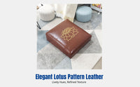 Meditation Kneeling Pad, Lotus Pattern Prayer Mat, Thick Sponge, Chinese Style, Multi-Color
