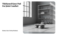 Smart Four-Wheel Ab Wheel, Automatic Bounce, Home Fitness, APP Connected, Abdominal