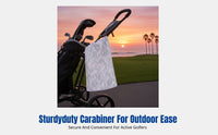 Microfiber Sports Towel, Quick Dry, Super Absorbent, Carabiner Hook, Lime Dragonfly, Sports Use