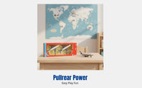 Kids Airplane Model, Alloy Passenger Jet, Realistic, Pull-Back, Gift Box