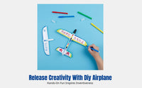 Hand Throw Foam Plane, DIY Graffiti EPP Stunt Aircraft Rotating
