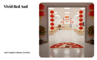 2026 Horse Year New Year Classroom Floor Sticker, Kindergarten Wall Decal, Festive Poster, Cartoon Design