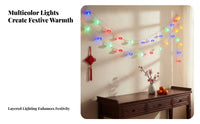 LED Lantern, Red Lantern, Holiday Battery/Cord Powered Decorative