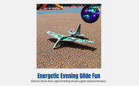 Electric Foam Glider, Hand Launch, USB Charging, Durable, Rotating, DIY Model Toy