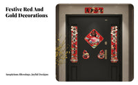 Horse Year Seasonal Couplets, 2026 New Cartoon Door Set, Festive Home Decor