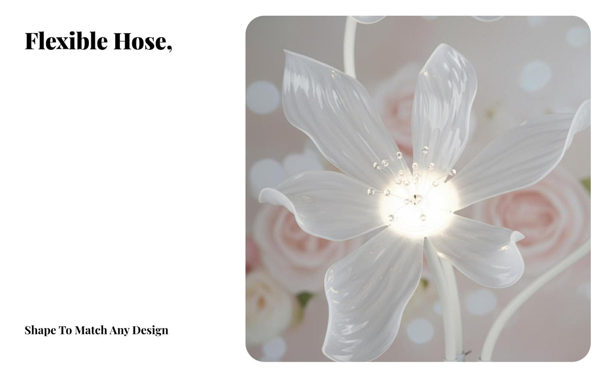 Acrylic Flower path Guide Light, Sixsegment Stage Decor light, Adjustable Wedding Aisle Lighting, Iron Art, Wholesale