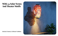 Japanese Outdoor Waterproof Lantern, Fabric Foldable Oval advertising Lantern, 24 Solar Terms, Sushi Bar Decor