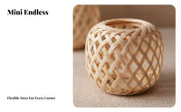 Handwoven Bamboo Lantern, Mini Traditional Chaozhou design, Illuminated