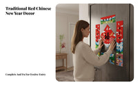 Magnetic Holiday Couplets, Horse Year, Door Fu Sticker, Creative Set