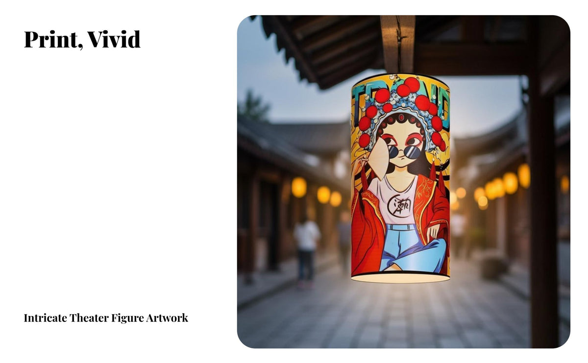Modern Chinese design Lantern, Outdoor Decorative Ceiling Lantern, Mixed Color, Waterproof for Restaurant, Hotel, Homestay