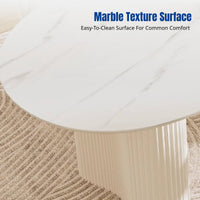 Modern Minimalist Sintered Stone Dining Table Set, Semi-Circular Island Table, Space-Saving Design for Small Apartments, Integrated Table and Chairs, Luxury Design