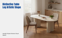 Modern Minimalist Sintered Stone Dining Table Set, Semi-Circular Island Table, Space-Saving Design for Small Apartments, Integrated Table and Chairs, Luxury Design