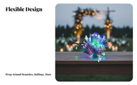 LED Outdoor Decorative Fairy Lights, Christmas, Wedding, Multi-Color, Waterproof