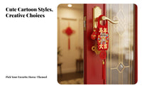 2026 Horse Year Plush Door Handle Hanging Decoration, Cartoon 3D Festive Home Accessory, Random Design