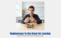 DIY Wooden Drone, Quadcopter Assembly Model, Remote Control Aircraft, School Training, Entry-Level