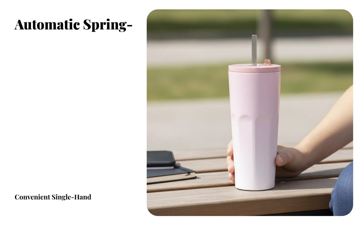 Gradient Insulated Water Bottle, Fashionable, Student, Couple
