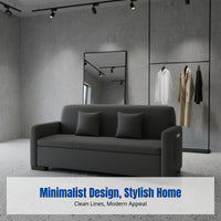 Sofa for Small Spaces, Living Room, Balcony, Apartment, Office, Storage Bench, Modern Minimalist Design