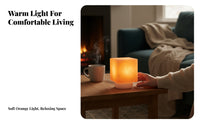 Square Crystal Salt Night Light, European Design, Decorative Mood Light