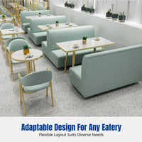 Cafe Table and Chair Set, Modern Booth Sofa Combination, Milk Tea Shop, Restaurant, Dessert Shop, Minimalist Design