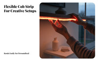 COB RGB Flowing LED Strip, Programmable, Flexible Decor