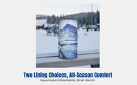 Winter Neck Warmer, Double-Layer Fleece Face Cover, Unisex Thermal Gaiter for Cycling, Skiing