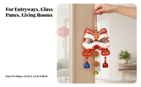 Lion Dance Hanging, Zodiac 2026, Auspicious Character, New Year Holiday Decor