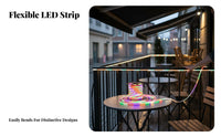 LED Strip Light, Chasing Marquee, Flowing Glow, 2835 High Power, Waterproof, Outdoor Decorative Strip