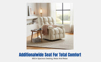 Reclining Sofa Chair, Space Capsule Rocking Chair, Adjustable Lounge for Living Room, Computer Gaming, Single Adult, Modern Upholstered